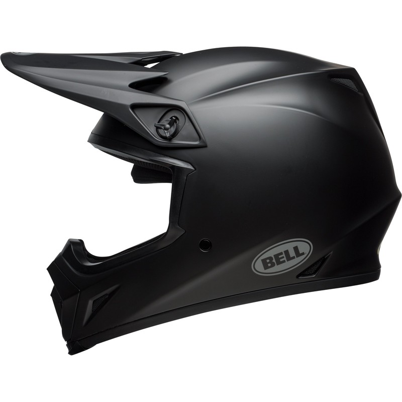 Bell MX-9 MIPS Equipped Motorcycle Helmet (Solid Matte Black, Large)