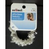 Scunci Effortless Beauty Beaded Ponytailer White