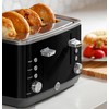 GE 4 Slice Toaster | Extra Wide Slots for Bagels,