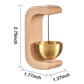 Magnetic Shopkeepers Bell for Door Opening | Cute Simple Design | Easy-to-Use Entry Alert Bell for Cafes, Stores, Pet Doors & Refrigerators