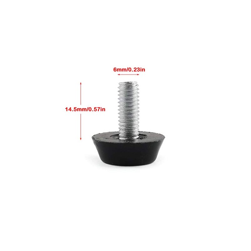 E-outstanding M6 - Nivelador de muebles, 16 unidades, M6 x