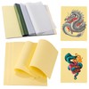 NISIMP 20pcs 3mm Tattoo Practice Skin with Transfer Paper,5PCS Thickness
