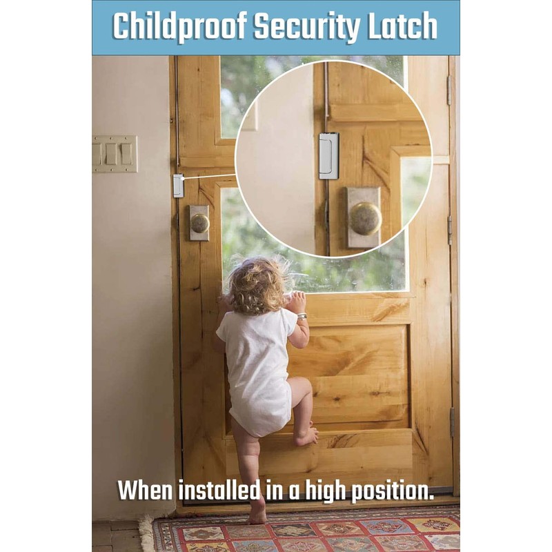 GreaTalent 6PACK Home Security Door Reinforcement Lock Childproof, Add High