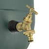 3/4" bsp Waterbutt Connector +Solid Brass bib tap with Click-Lock
