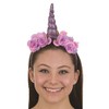 Purple Unicorn Pink/Purple Rose Headband Costume Accessory