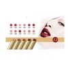 3Pcs Matte Lip Liner and Lipstick Combo Set for Women,Plum