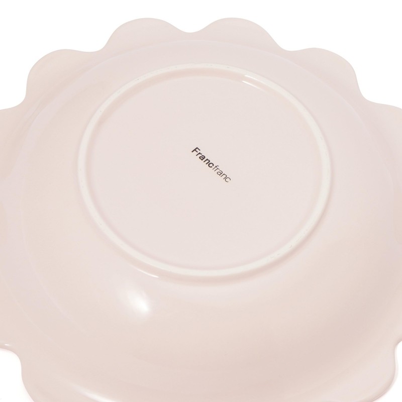 Francfranc Deep Plate Large Pink Flatware Plate New Life