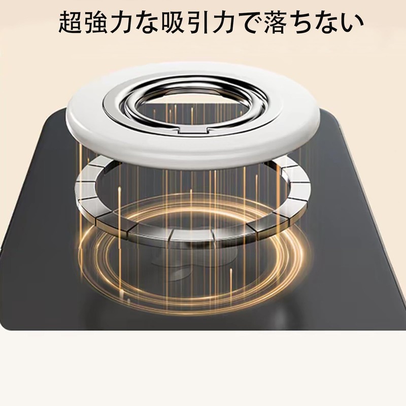 [360 Degree Rotation] Double-sided Magnet, MagSafe Ring, Smartphone Ring, Super