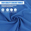 Cooling Towel, Cooling Towel, Set of 4, Microfibre Towel with