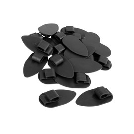 ACROPIX Universal Car Floor Mat Clips Fixing Grips Anti Slip Buckle Black 28x56mm 20 pcs Car Parts