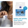 ZEISS Gentle and Thorough Cleaning Eyeglass Lens Cleaner Wipes, 100