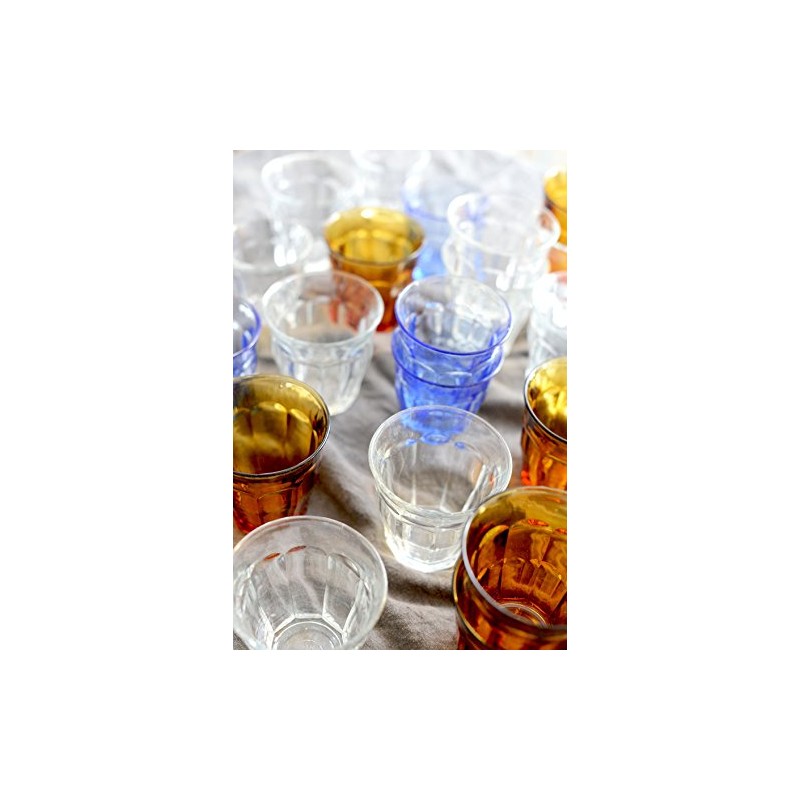 Duralex Set of 6 Picardie Tumblers, Clear, 10.5-Oz.