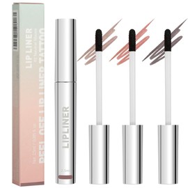 LOPHE Removable Lip Liner Pencils, 3 Pieces, Plump Removable Pigmented Lip Liner, Waterproof Peel Off Lip Liner Pencil, Long-Lasting and Pigmented Lip Liner Pen, 2.5 ml