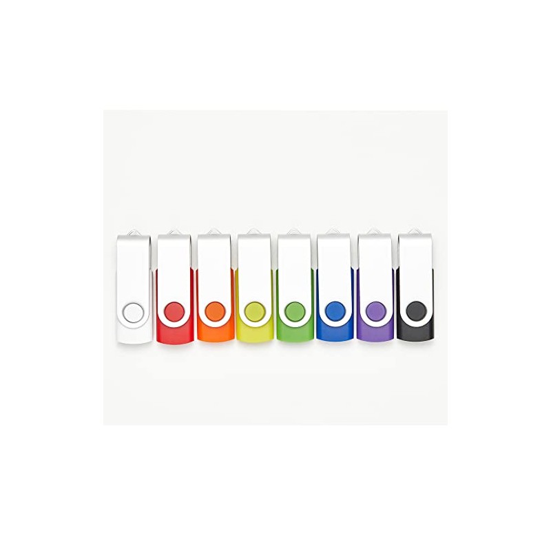 20 Pack 4GB USB Flash Drives in 5 Random Colors