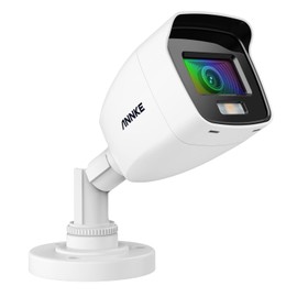 ANNKE 1080p Color Night Vision Security Camera, 4-in-1 AHD/TVI/CVI/CVBS CCTV Bullet Wired Add–on Camera, 2.8mm Lens, IP66 Weatherproof Cam for Indoor/Outdoor (BNC Cable & Adapter Included) NCA200