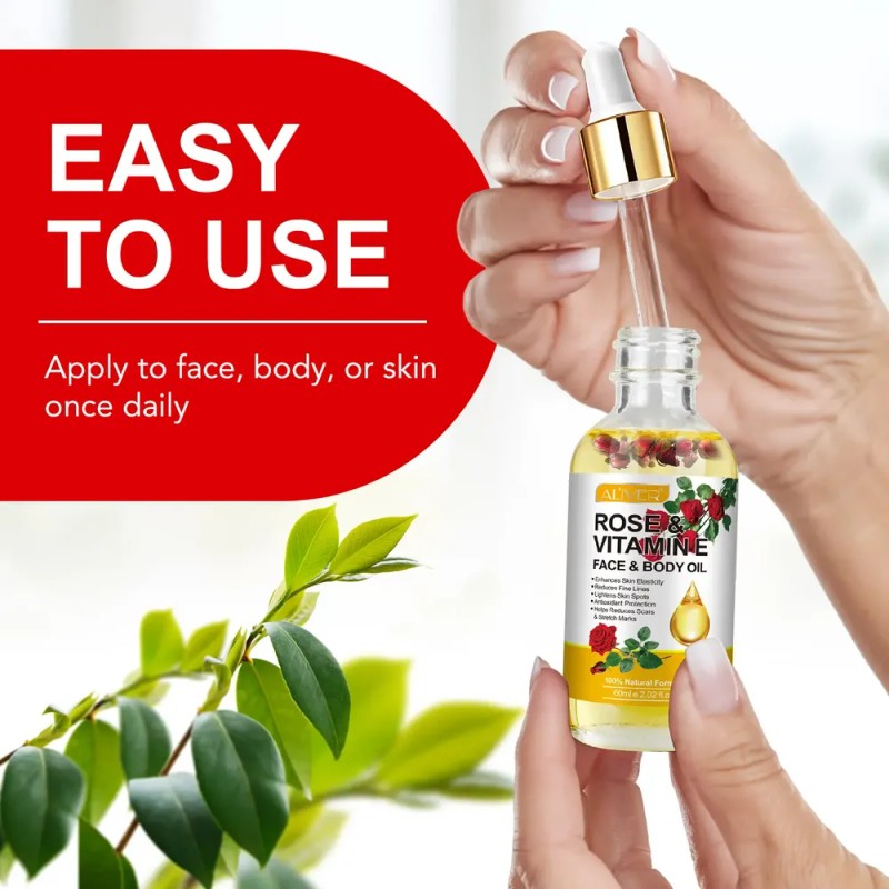 Aceite Rosa Mosqueta, Vitamina E, Firmeza, Hidrata, Repara