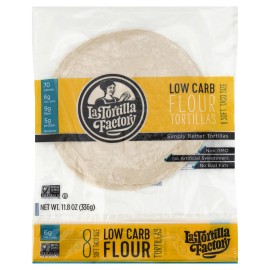 La Tortilla Factory Low Carb Flour Tortilla 11.8 oz (Pack Of 10)