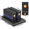 Wireless 500m Long Range Restaurant Pager System Queue Signal for