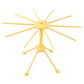 Wisebom Pasta Dryer Pasta Stand, Foldable Pasta Dryer Pasta Stand with 10 Extendable Rungs, Pasta Maker Handmade Noodle Hanging Stand Tableware Homemade Pasta Gadget