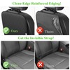 Meolsaek Kick Mats Back Seat Protector, 2Pack Waterproof Oxford Seat