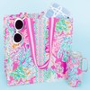 Lilly Pulitzer Pink Market Shopper Bag, Reusable Grocery Tote with