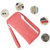 ZOPPEN RFID Travel Passport Wallet & Documents Organizer Zipper Case