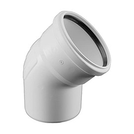 Rehau Sound-Absorbing Raupiano Plus Bow DN 90-45°