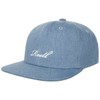 Reell Low Pitch Cap for Men and Women, Washed denim