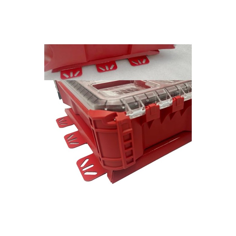 Mounting Plate Compatible with Milwaukee Packout, 50 Lbs, Metal with