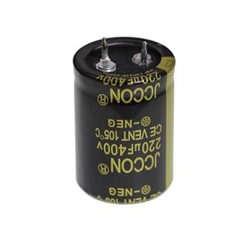 Pack of 3 400 V 220 uF 25 x 35 25 x 35 mm Electric Condenser à Bornes à Souder 2 Broches