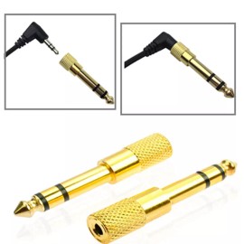 Unbranded/Generic 6.5mm 1/4"Male plug to 3.5mm 1/8"Female Jack Stereo Headphone Audio Adapter US