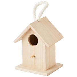 Artemio 10 x 8.5 x 13 cm Wooden Nest Box to Hang, Beige