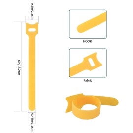 PanBeiQiWEU 70 Stck Kabelbinder wiederverwendbare, kabelKlettb?nder, Klettverschluss Kabelbinder Organizer Befestigungselement fr Home, Office, Zubeh?r (70)