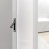 JOY DECOR Pocket Door Pull Handle, Edge Pull, Gun Grey