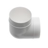 100mm / 4 Inch Duct Connector - 90 Degree Elbow
