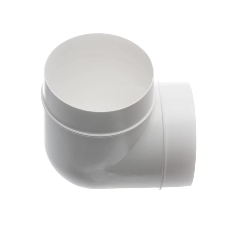 100mm / 4 Inch Duct Connector - 90 Degree Elbow