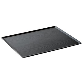 KINTO Placemat, 14.2 x 11.0 inches (360 x 280 mm), Willow Black, Wood 22259