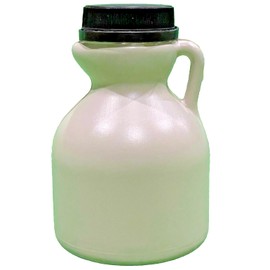 Liberty Supply Empty Maple Syrup Jugs - BLANK - Half Pint (8 FL OZ Each) - Case of 18 Containers MADE IN USA with Food Grade Materials.