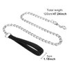 Metal Chain Dog Leash, 4FT/1.2M Heavy Duty Dog Chain Leash,