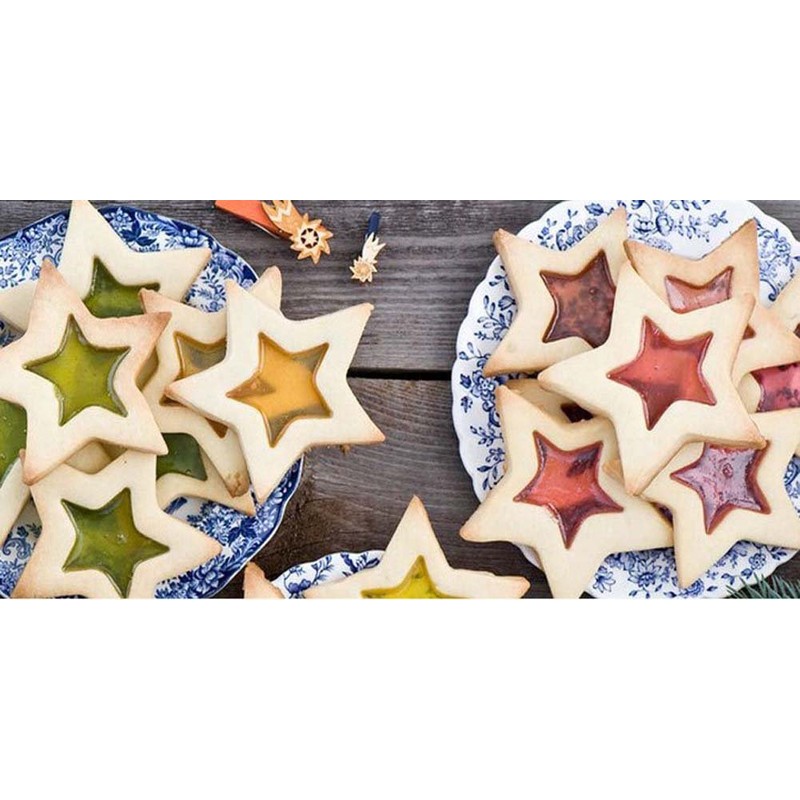 LRZCGB Star Cookie Cutter Shape, Stainless Steel Bakeware Tools(Star)
