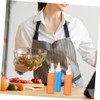 VICASKY 20 Pcs Transparent Plastic Squeeze Bottles with Graduated Scale