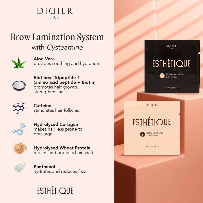 Didier Lab Esthétique Eyebrow Lifting Set, Brow Lifting Set, Perfectly