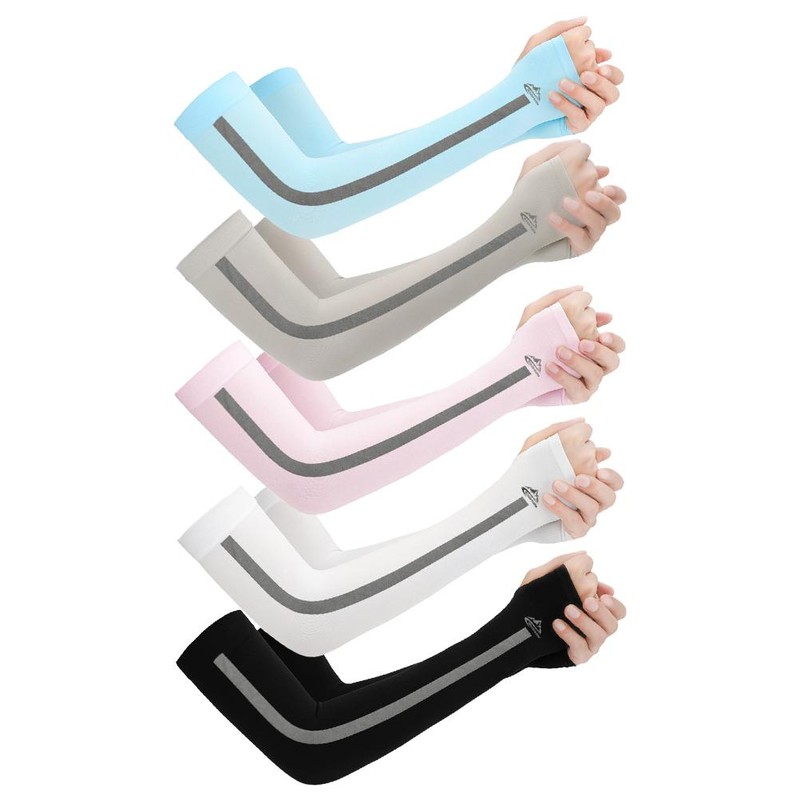 5 pair UV Sun Protection Arm Sleeves Cooling Arm Sleeves