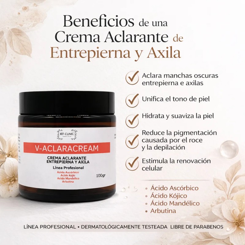 Aclaracream 100gr Crema Aclarante Axila Entrepierna