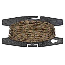 Paracord Spool Tool with 100 Feet of 550 7-Strand Parachute Cord (Multi Camo)