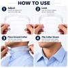 Shirt Collar Support Insert, Adjustable Collar Shaper for Dress Shirts,