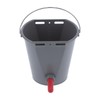 8L Plastic Feeder Bucket with Nipples Check Valves Feeding Equipment