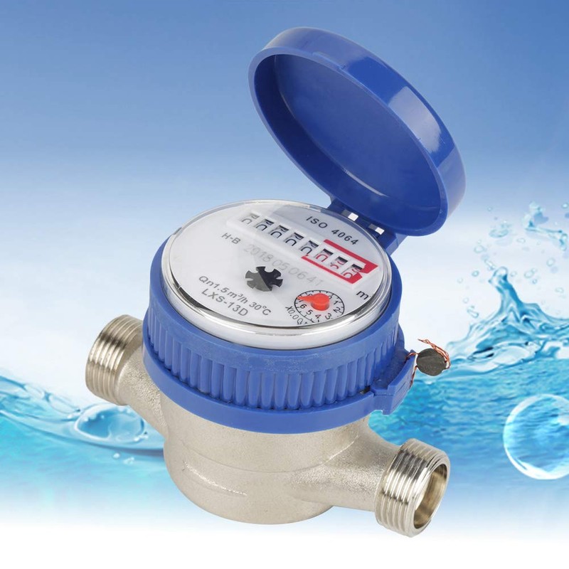 Cold Water Meter 15mm 1/2 inch Arbitrary Rotation Function Water