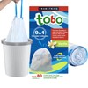 Tobo 4 Gallon Small Trash Bags with Vanilla OdorShield (160