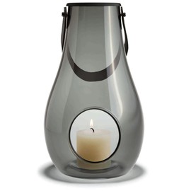 Holmegard Table Lantern, Smoke, Design With Light, H 9.8 inches (24.8 cm)